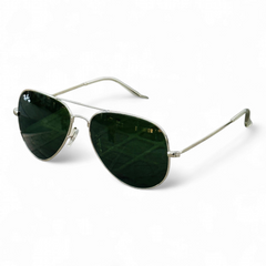 Rayban – 3026 – 62 – Silver Black – Metal – Sunglasses – Unisex