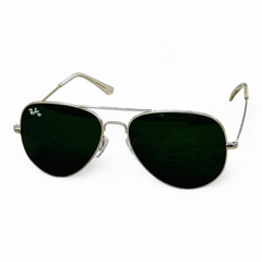 Rayban – 3026 – 62 – Silver Black – Metal – Sunglasses – Unisex
